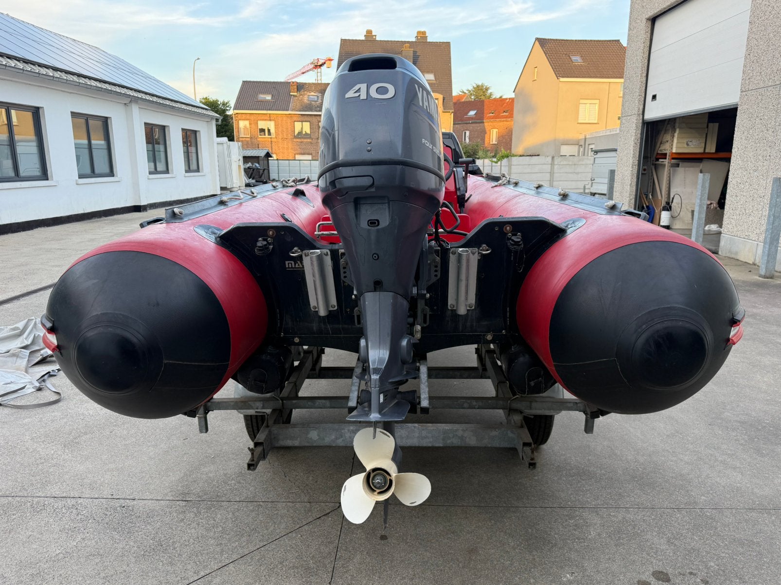 Zodiac MK3 Futura met Yamaha 40pk en trailer, Aluminium, Yamaha, Enlèvement, Utilisé