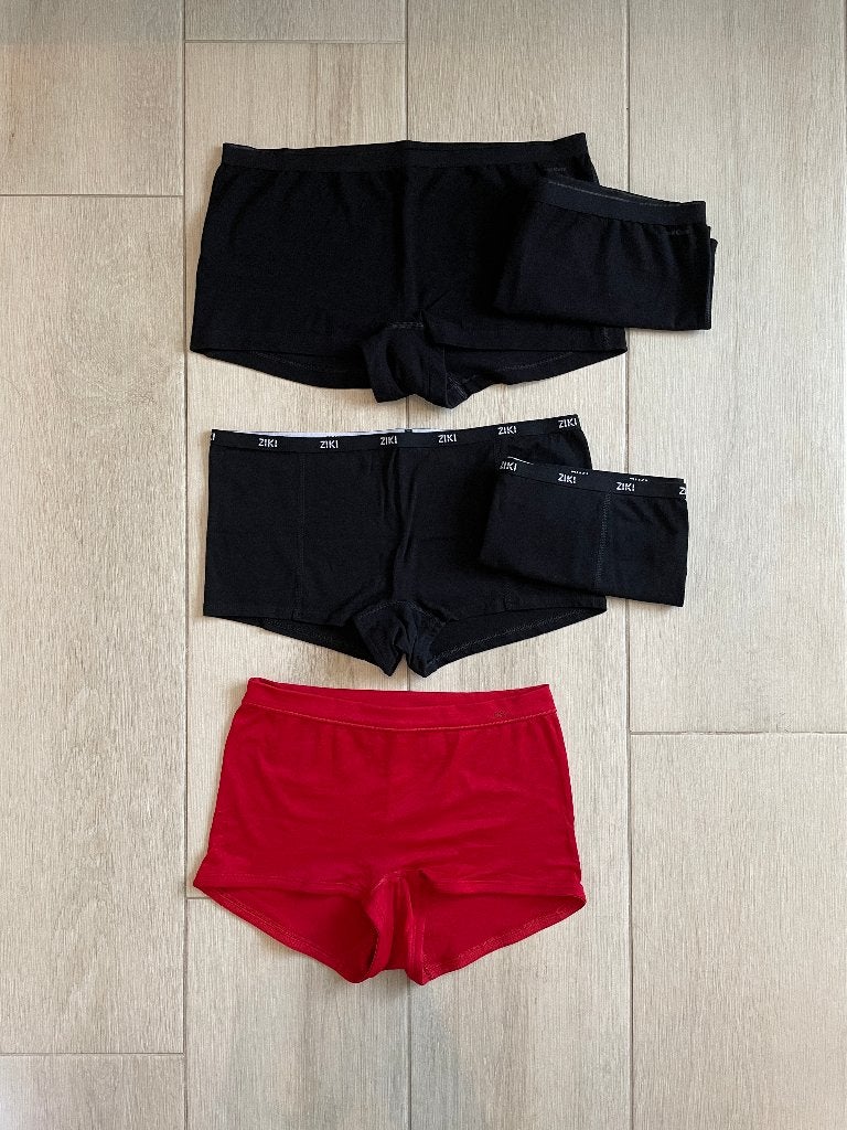 5 Shortjes in maat EU 42 (2 Ten Cate, 2 Ziki en 1 Mey), Ten Cate, Ziki, Mey, Enlèvement ou Envoi, Noir, Pantalon ou Short