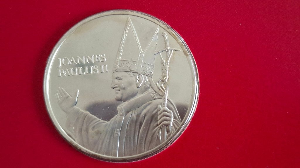 Munt Paus Joannes Paulus II GERESERVEERD, Ophalen of Verzenden, Nieuw