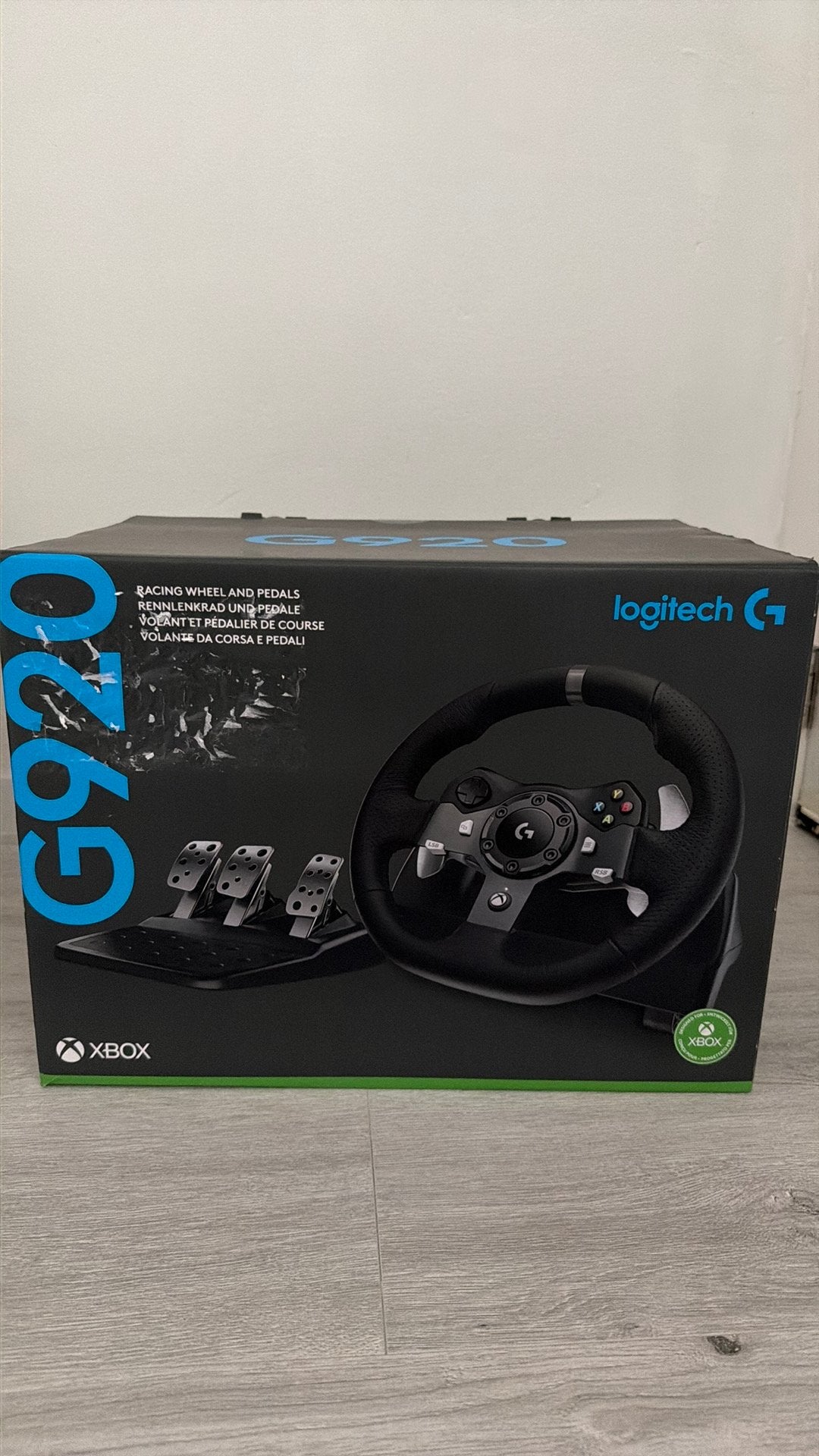 Logitech G920 Racing Wheel + Pedalen + Shifter (Xbox / PC)⁠, Racestuur, Ophalen of Verzenden, Zo goed als nieuw, PC