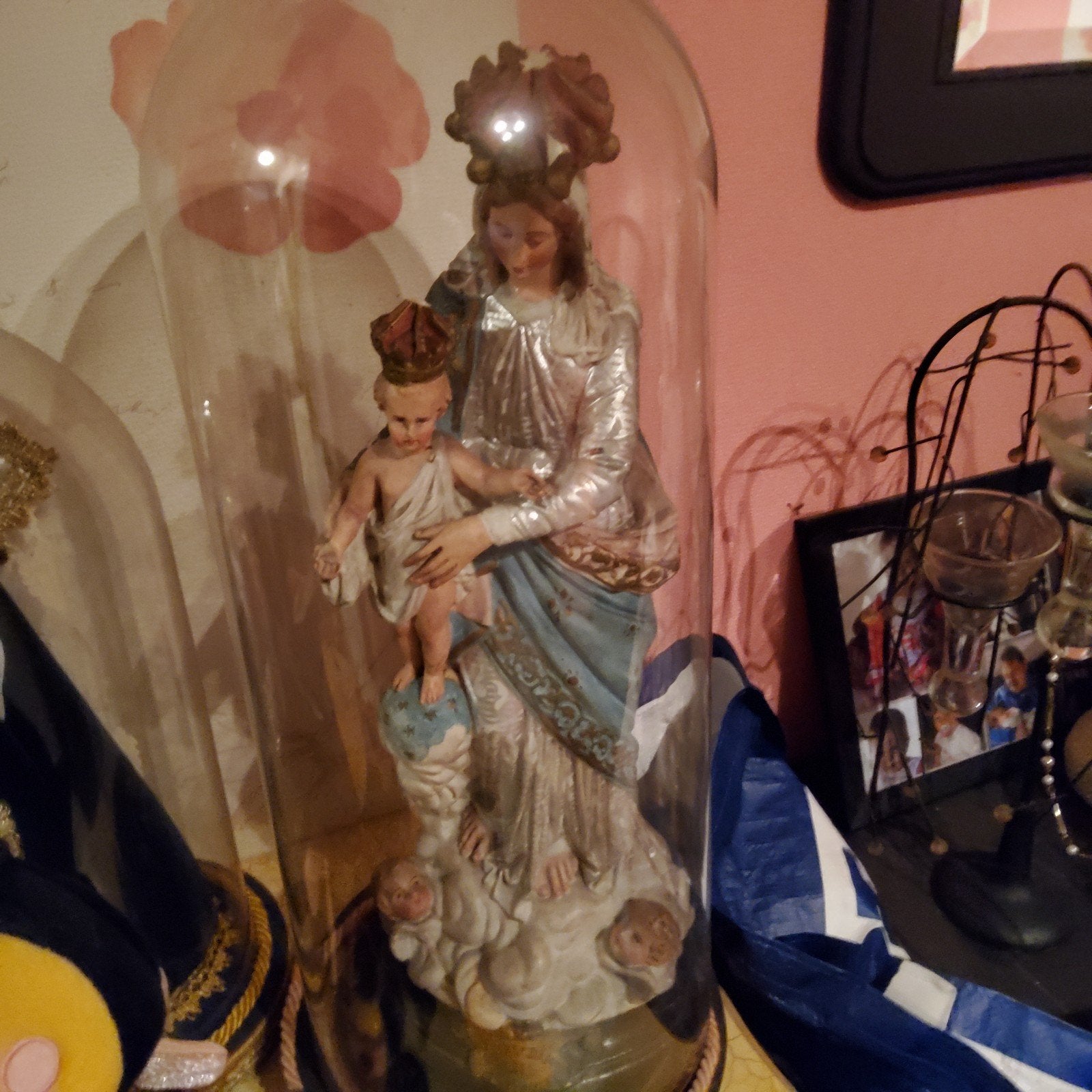 grote stolp met maria en kind jaren 1950, Ophalen