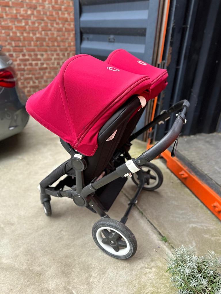 Bugaboo tweelingbuggy, Ophalen, Gebruikt, Kinderwagen of Buggy