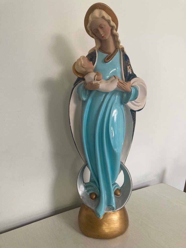 Groot beeld Maria met Kind Jezus (61 cm), Ophalen