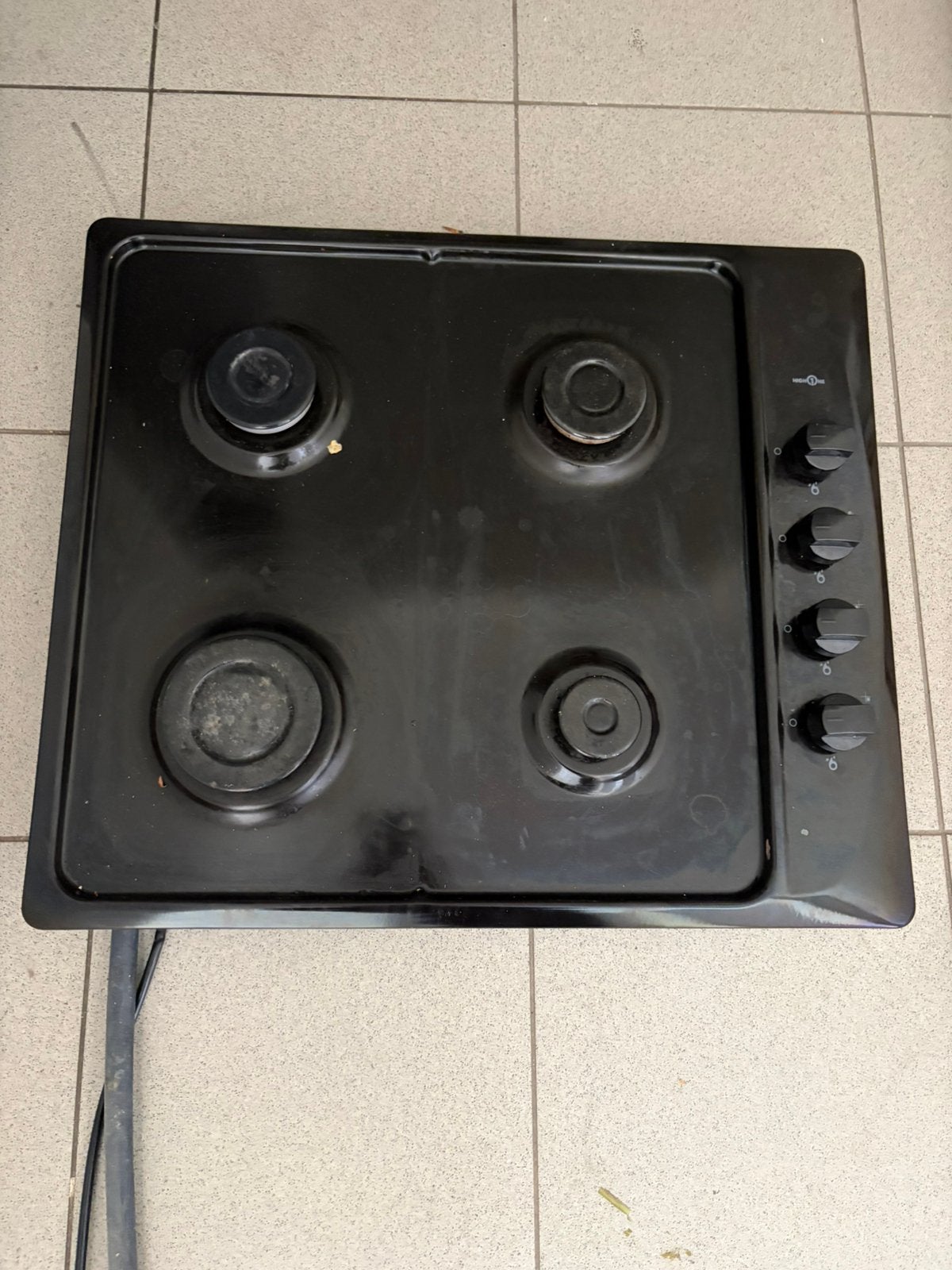 High one gas kookplaat, Elektronische apparatuur, Kookplaten, Ophalen of Verzenden, Zo goed als nieuw, Gas