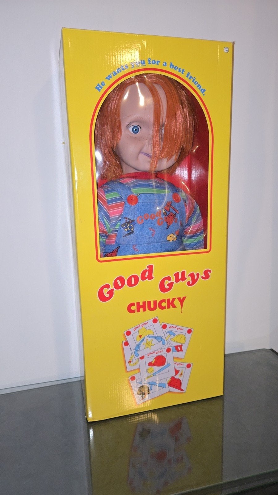Grote Chucky pop in doos, Verzamelen, Ophalen of Verzenden, Pop
