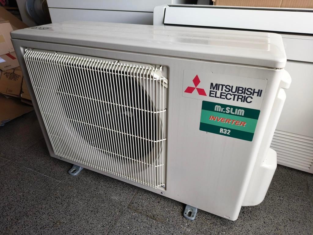 airco set Mitsubishi Electric, Electroménager, Climatiseurs, Moins de 60 m³, Comme neuf, Climatisation murale, Classe énergétique A ou plus économe