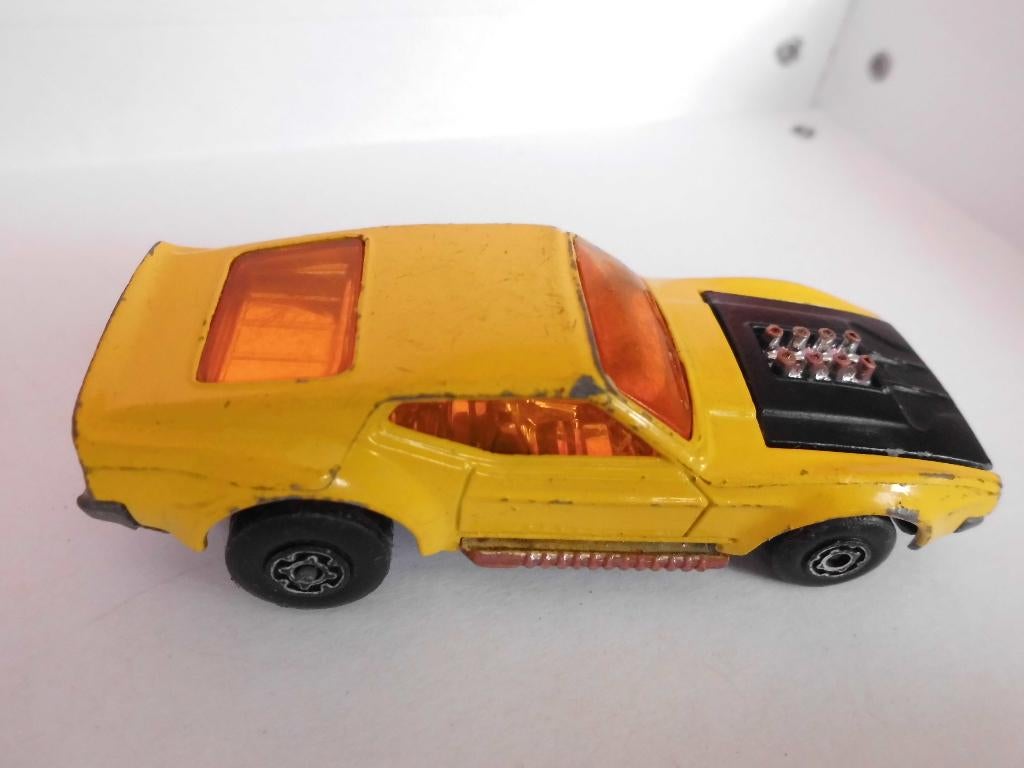 Matchbox Superfast Nr. 44 Boss Mustang 1972 (1), Enlèvement ou Envoi, Utilisé, Voitures