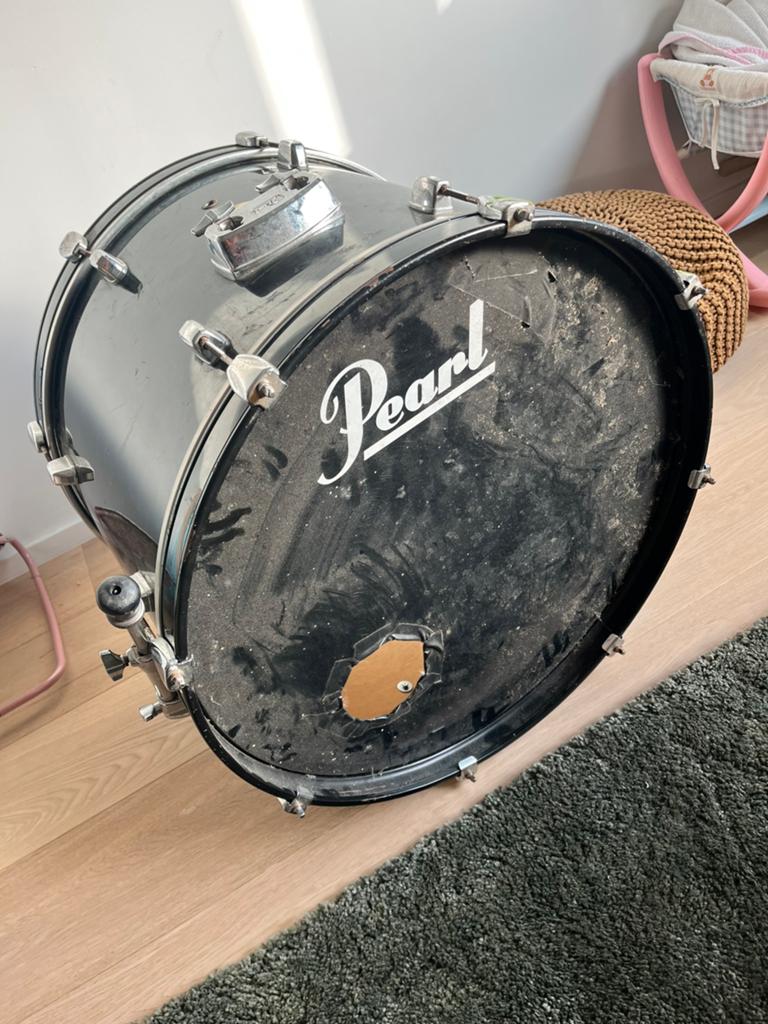 bassdrum pearl, Ophalen, Gebruikt, Pearl