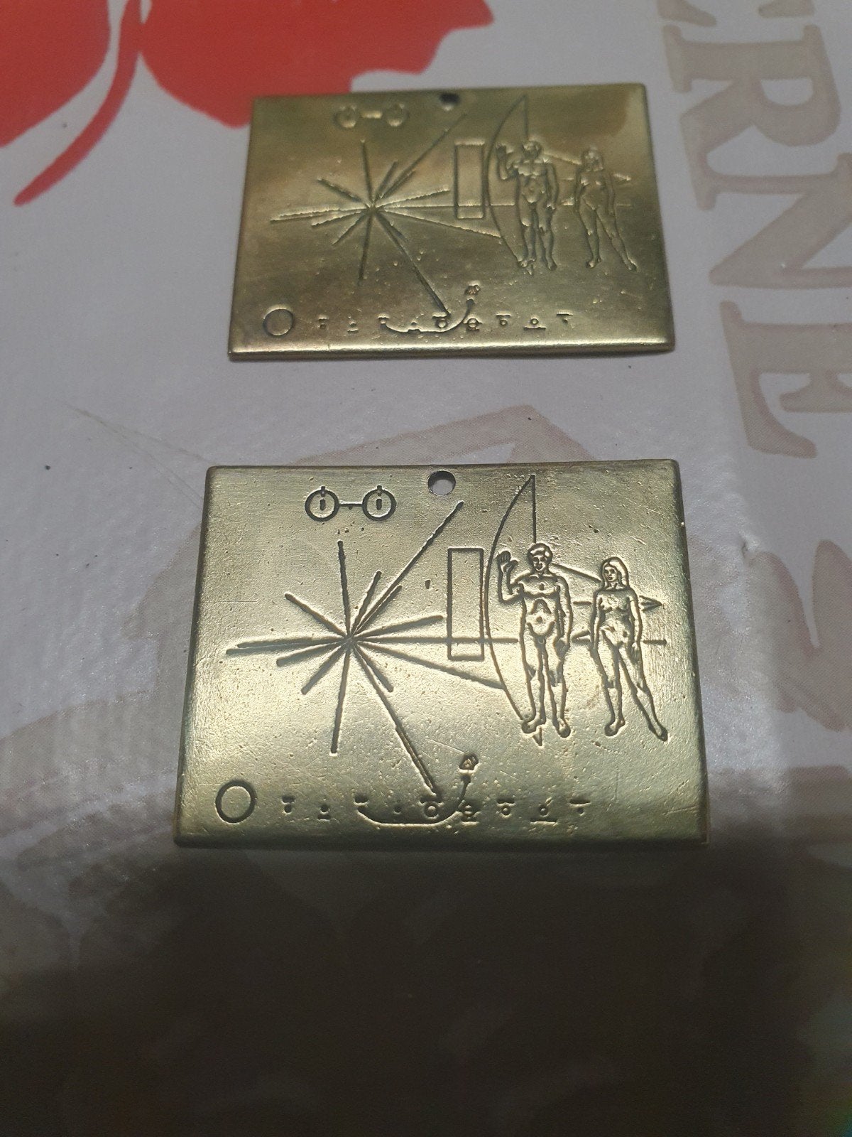 pif médaille naza chaîne bleu, Enlèvement ou Envoi, Comme neuf