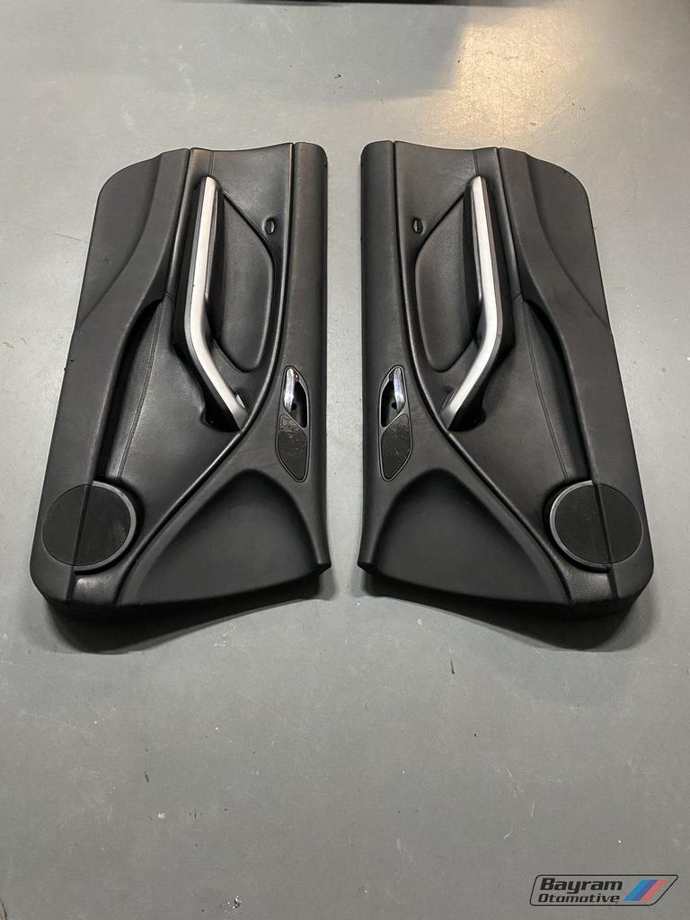 Bmw E46 coupe deurpanelen zwart leder voor cabrio 3-serie M3, -, -, Enlèvement, Utilisé