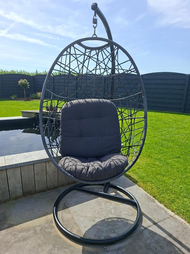 Hangstoel, Tuin en Terras, Ophalen, Gebruikt, Aluminium