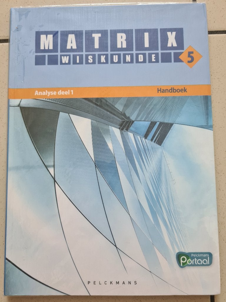 Matrix wiskunde 5 Analyse deel 1, Livres, Comme neuf, Enlèvement, Secondaire, Pelckmans