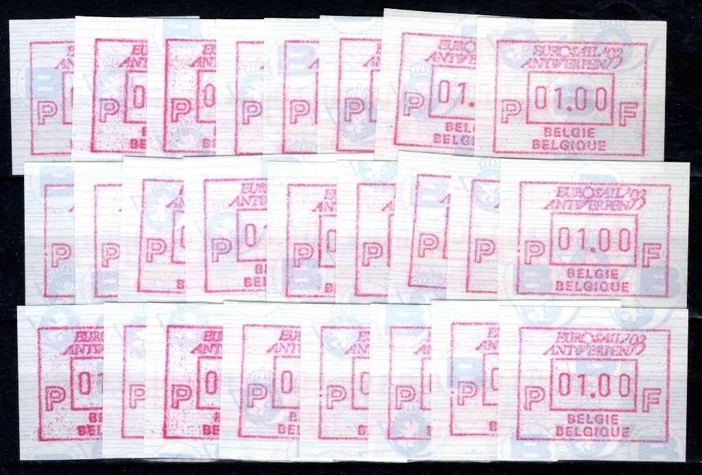 ATM 90 MNH** 1993 - Eurosail '93 1 Fr., Postzegels en Munten, Verzenden, Postfris, Postfris
