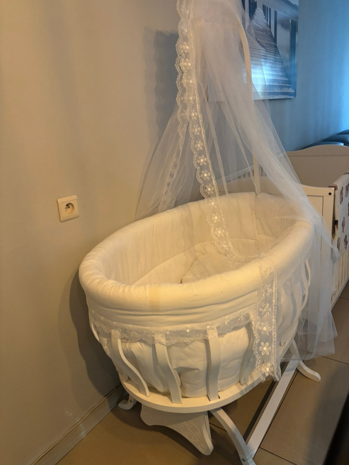 Babybed/wieg, Ophalen, Zo goed als nieuw, Wieg