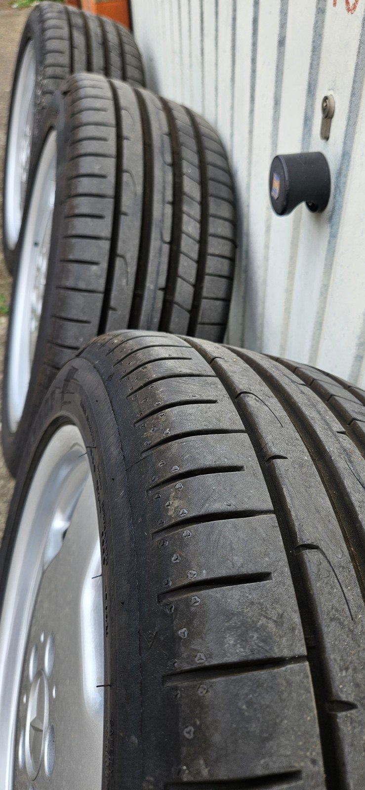 Jantes Mercedes AMG Monoblock 17" + Dunlop pneus., Neuf, Pneus et Jantes, Pneus été, 17 pouces
