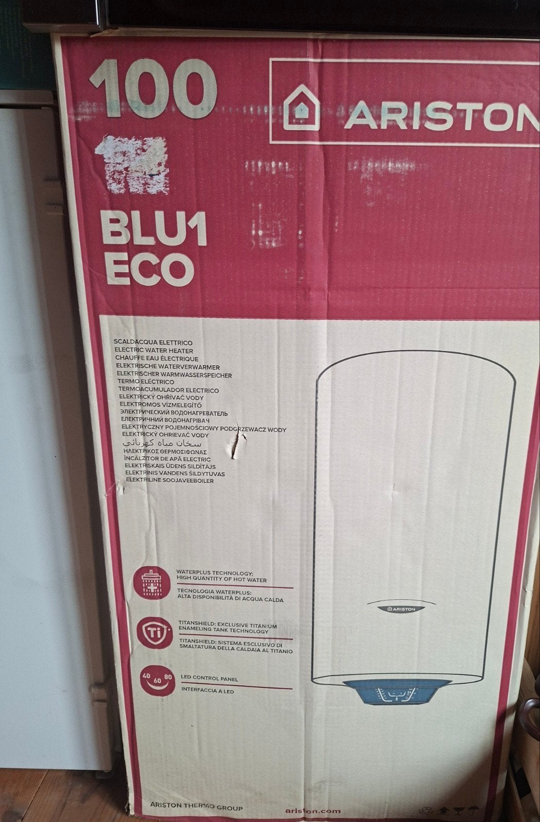 Ariston Chauffe-eau Blu1 Eco 100l, Enlèvement, Neuf, Boiler