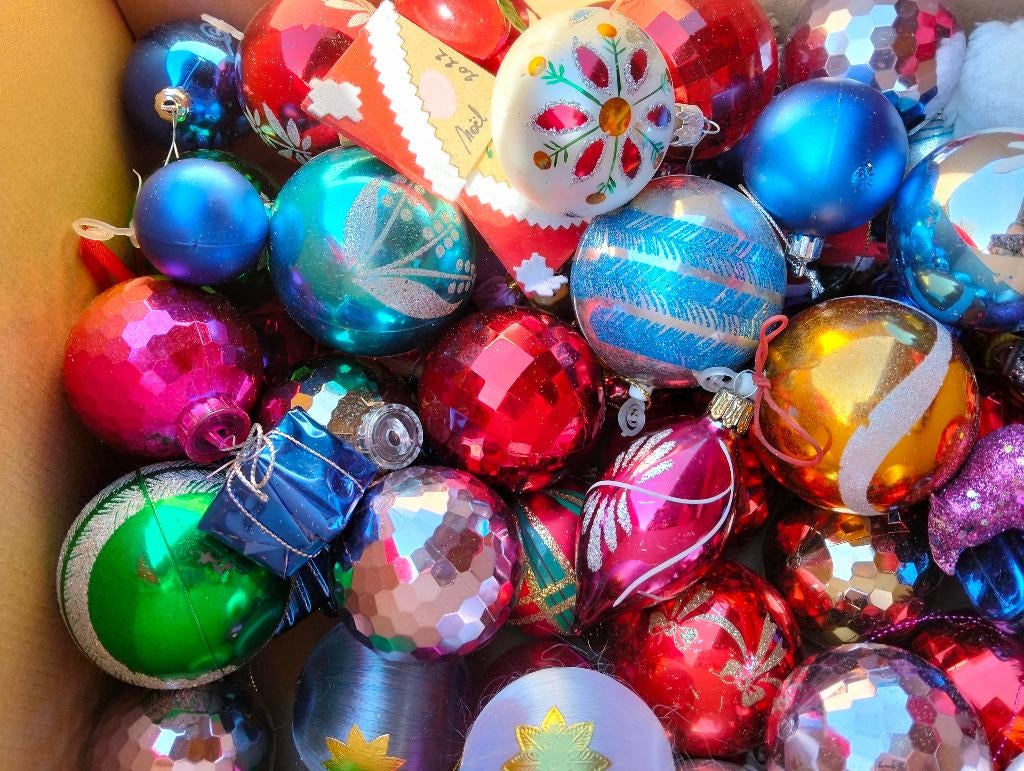 Kerstballen vintage, Diversen, Ophalen, Zo goed als nieuw
