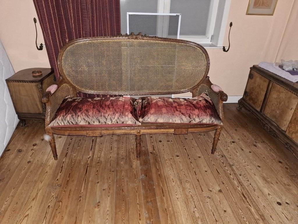 Zetel, Ophalen, Louis XVI, Gebruikt, Minder dan 75 cm