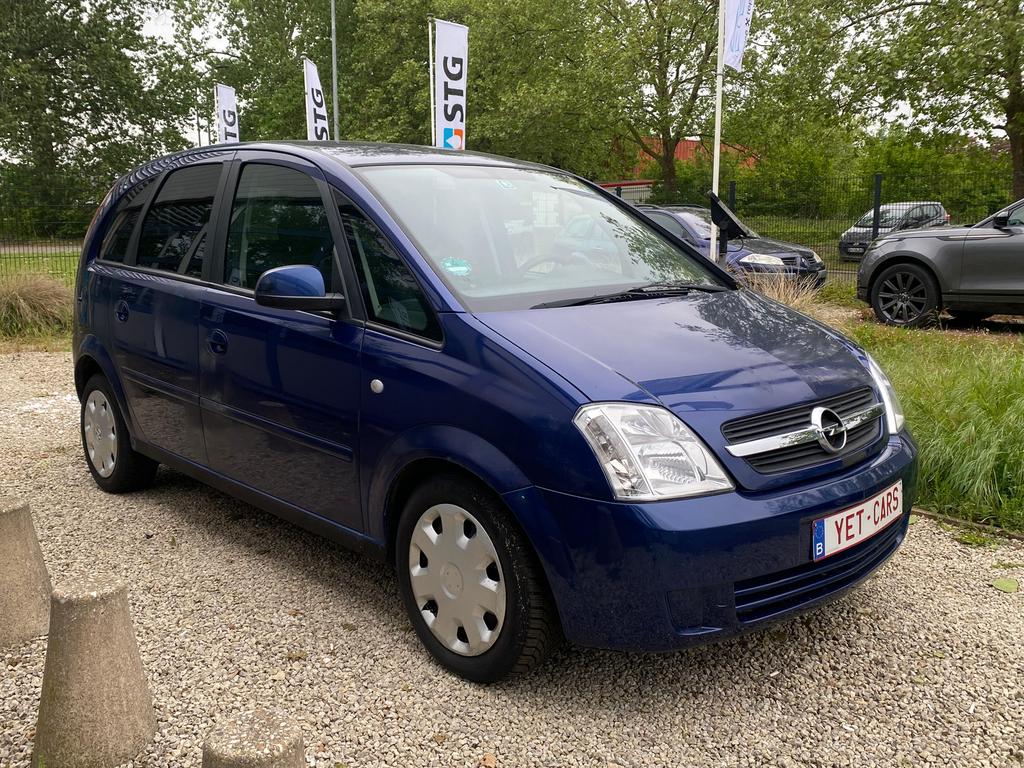 Opel meriva benzine met keuring garantie, Achat, Boîte manuelle, Noir, 5 places