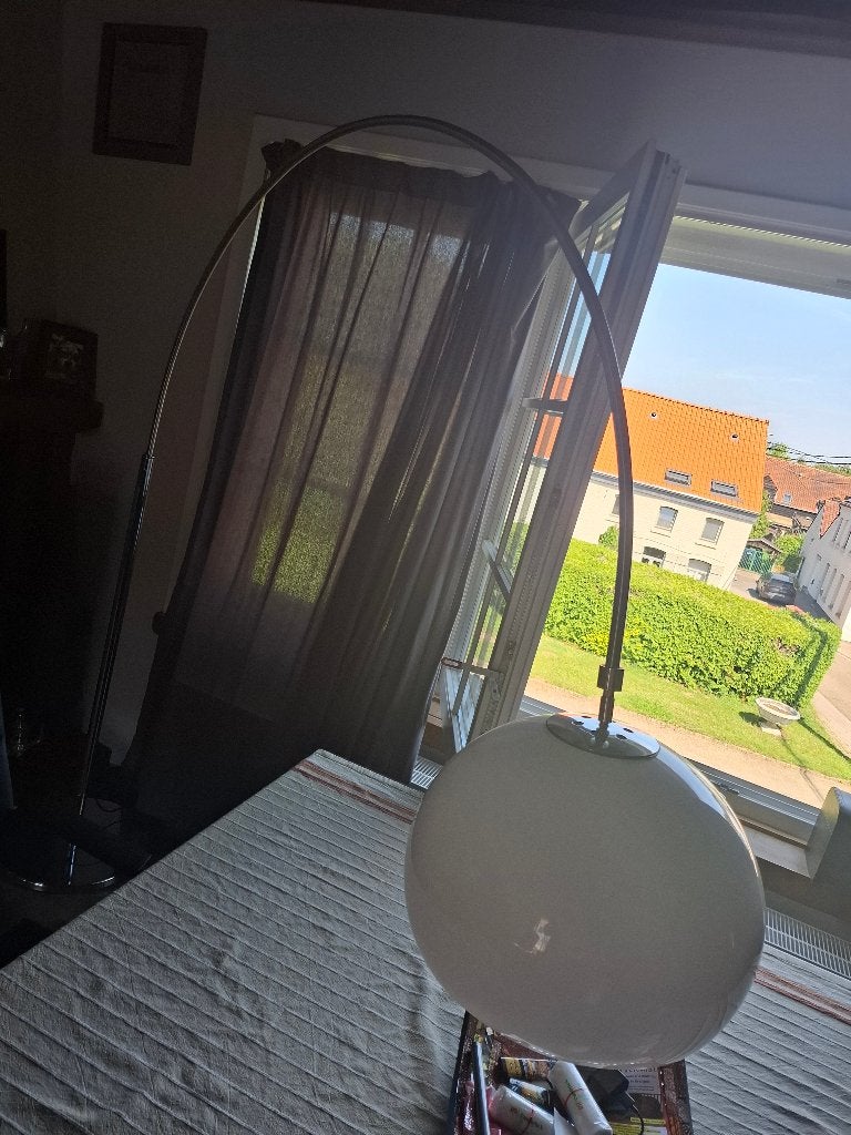 Lampe arc, Maison & Meubles, Lampes | Lampadaires, Enlèvement, Utilisé, Métal, 150 à 200 cm