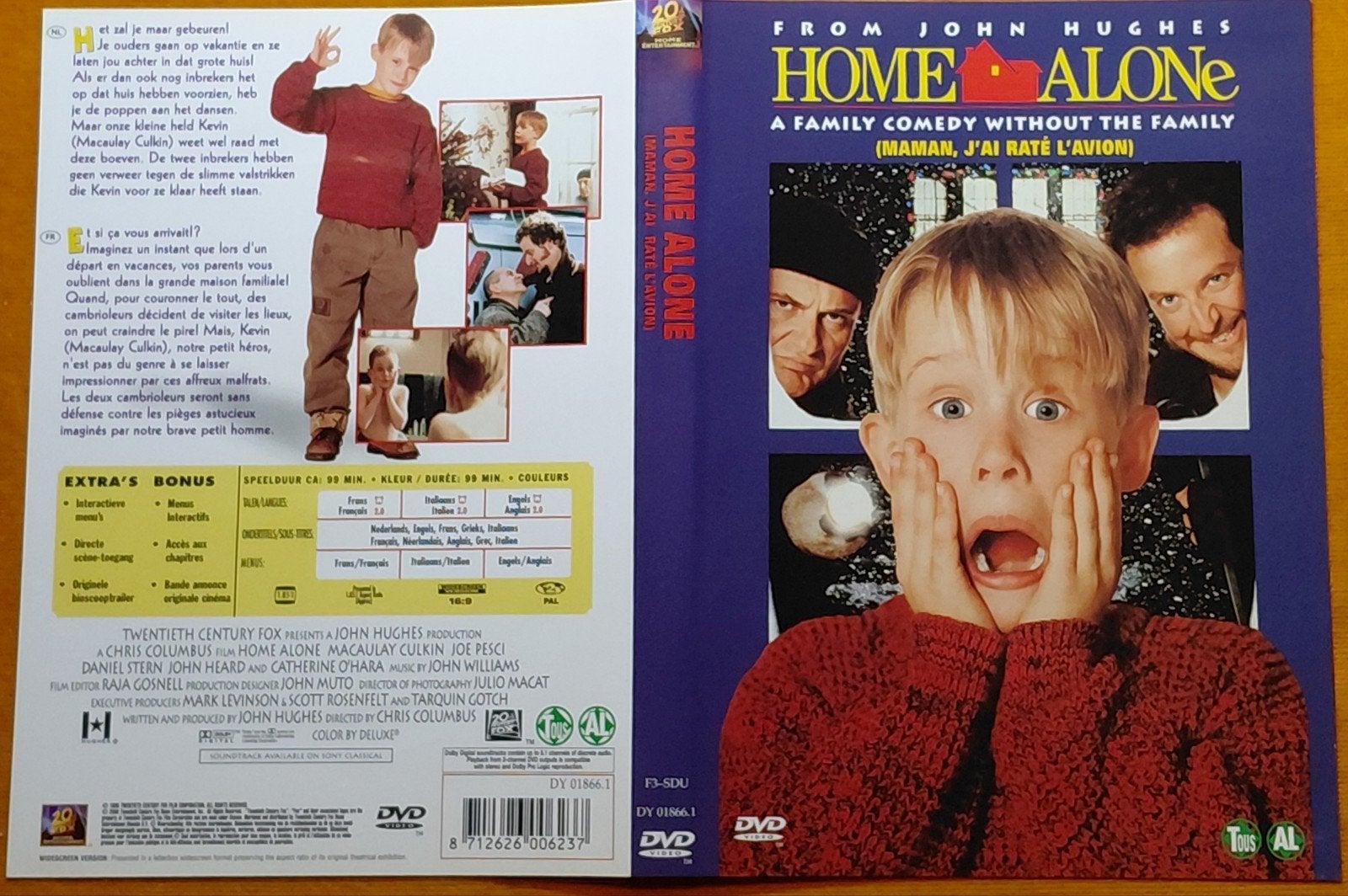 DVD Home Alone (Maman, j'ai raté l'avion) — Classique !, Enlèvement ou Envoi, Aventure, Suppléments