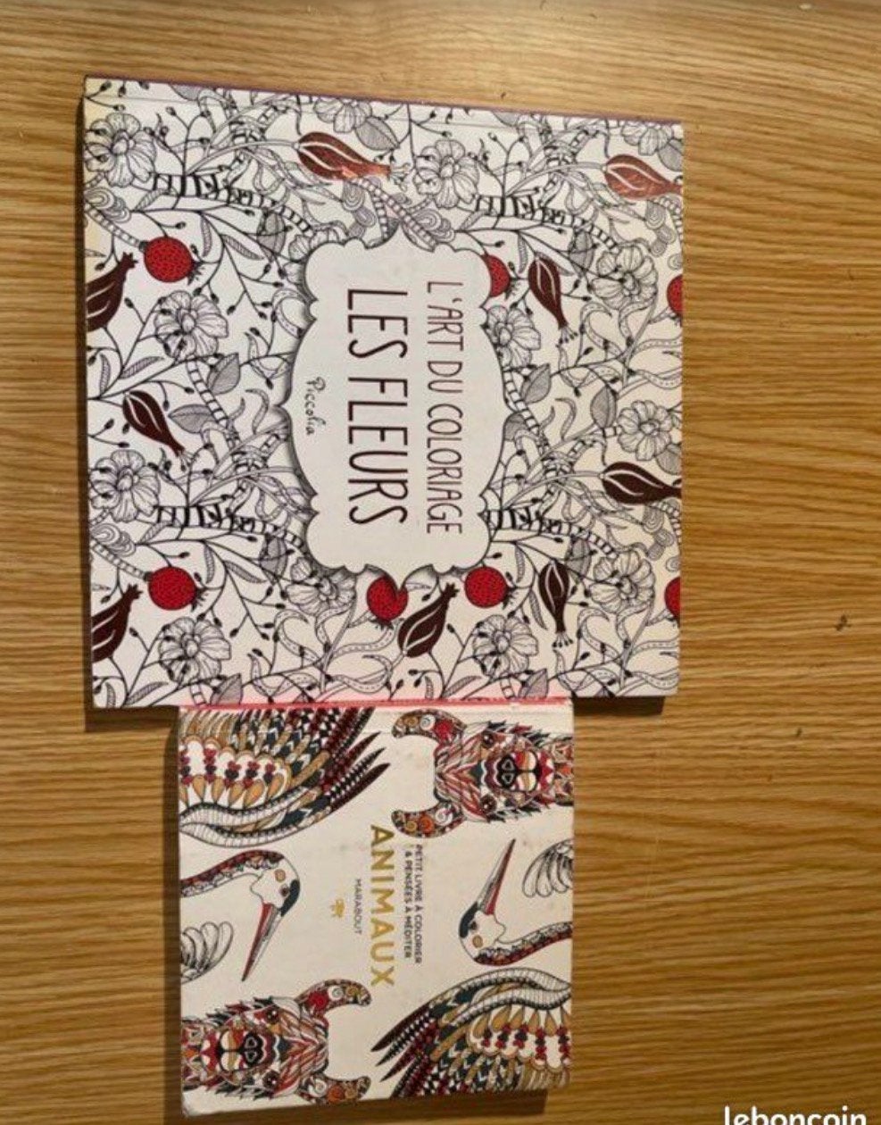 Deux livres de coloriage quelques pages deja faite, Enlèvement ou Envoi, Comme neuf