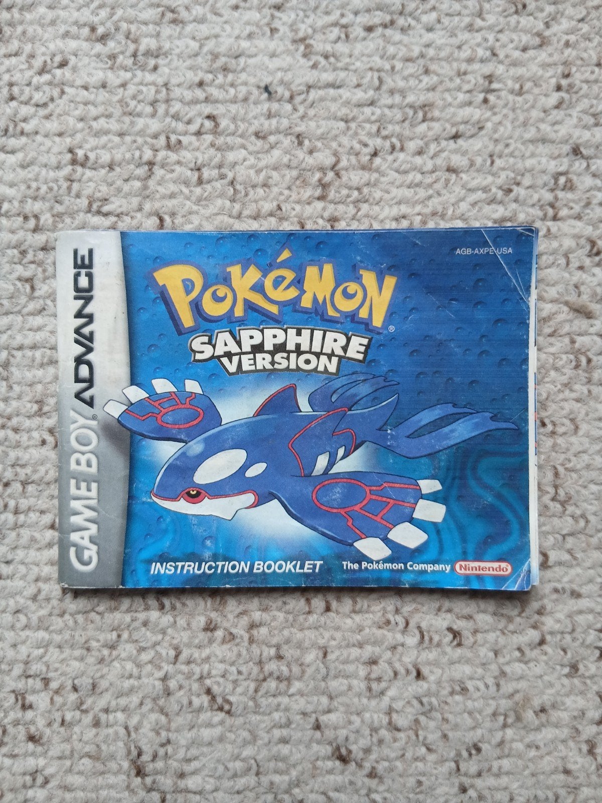 Pokémon Sapphire manual, Games en Spelcomputers, Ophalen of Verzenden