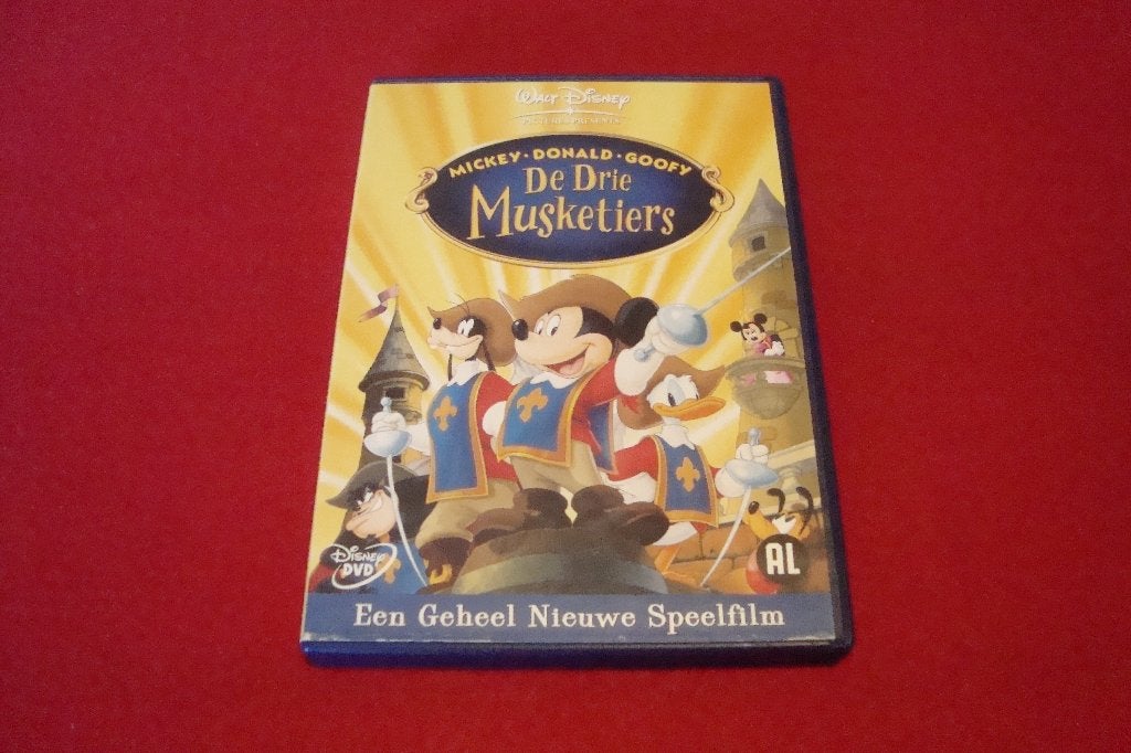 dvd disney de drie musketiers, Ophalen of Verzenden, Kinderprogramma of -film
