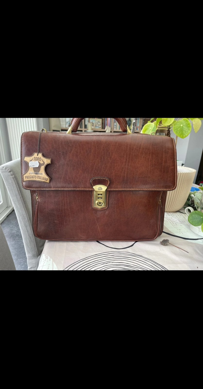 Leren tas, Ophalen, Nieuw