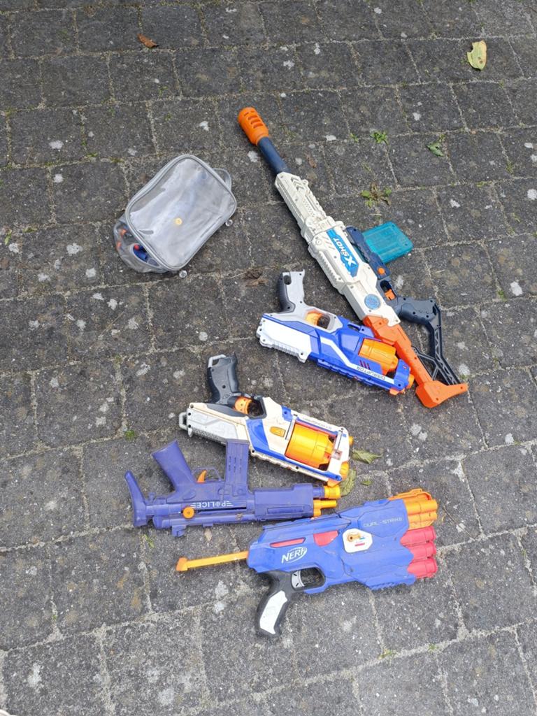 Nerf geweren, Ophalen