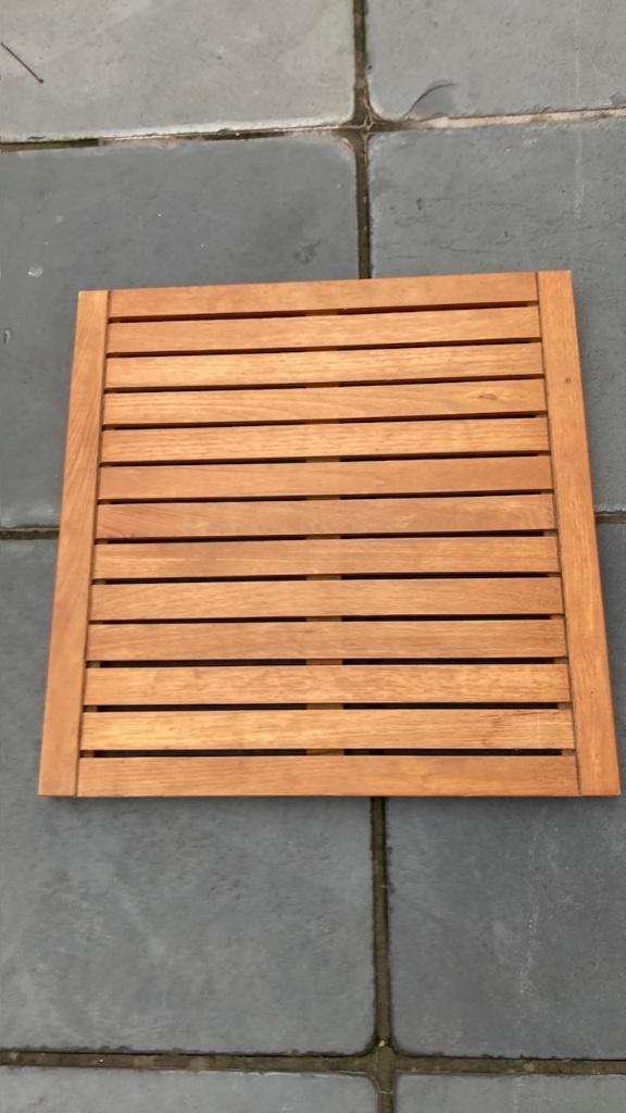 Teakhouten tegel, Doe-het-zelf en Bouw, Ophalen, 40 tot 60 cm, Overige typen, Nieuw