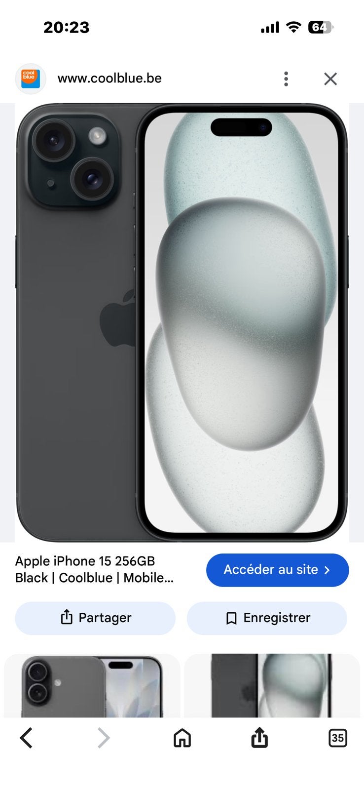 Iphone 15 zonder klauwen, hoesje, oplader, 90/  -kabel, Ophalen, Zo goed als nieuw, 128 GB, IPhone 15