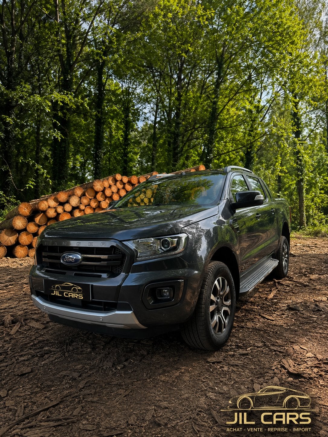 Ford Ranger, Auto's, Bestelwagens en Lichte vracht, Automaat, Leder, Grijs, Particulier