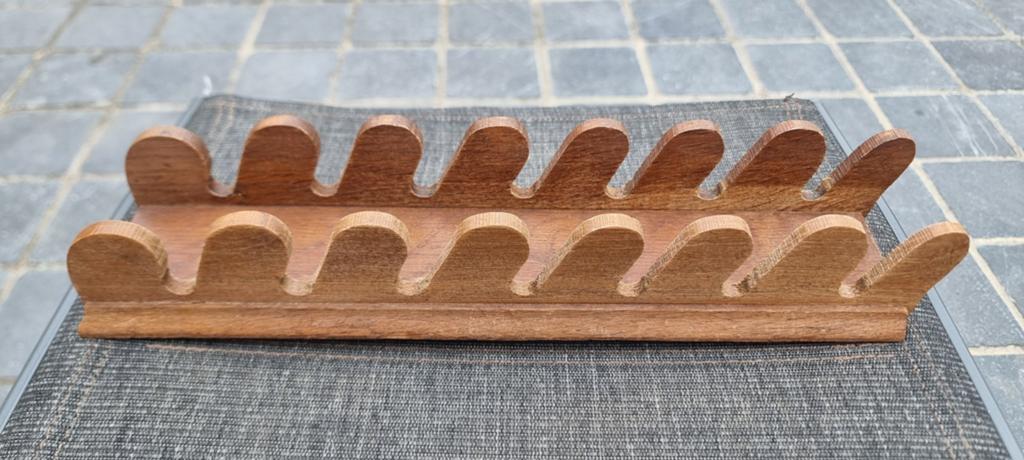 Oud bordenrek, Bordenrek, Hout, Ophalen of Verzenden, Zo goed als nieuw