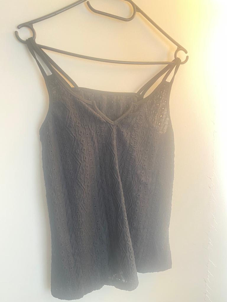 Women’s SHEIN black tank top size M, Kleding | Dames, Pyjama's, Ophalen of Verzenden, Nieuw, Maat 38/40 (M)