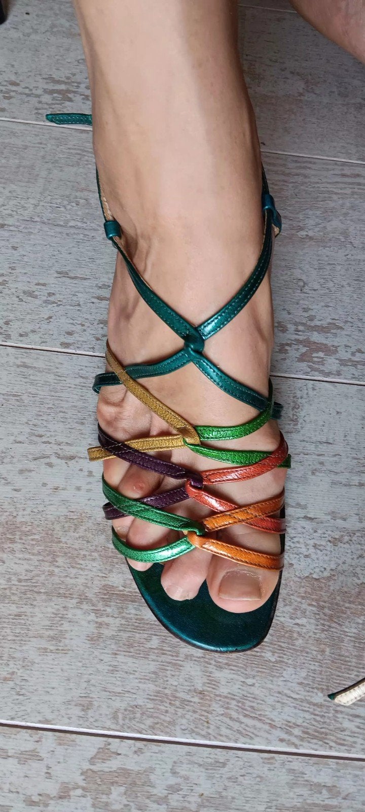 Italiaanse lederen design schoen, maat 39-40, Ophalen of Verzenden