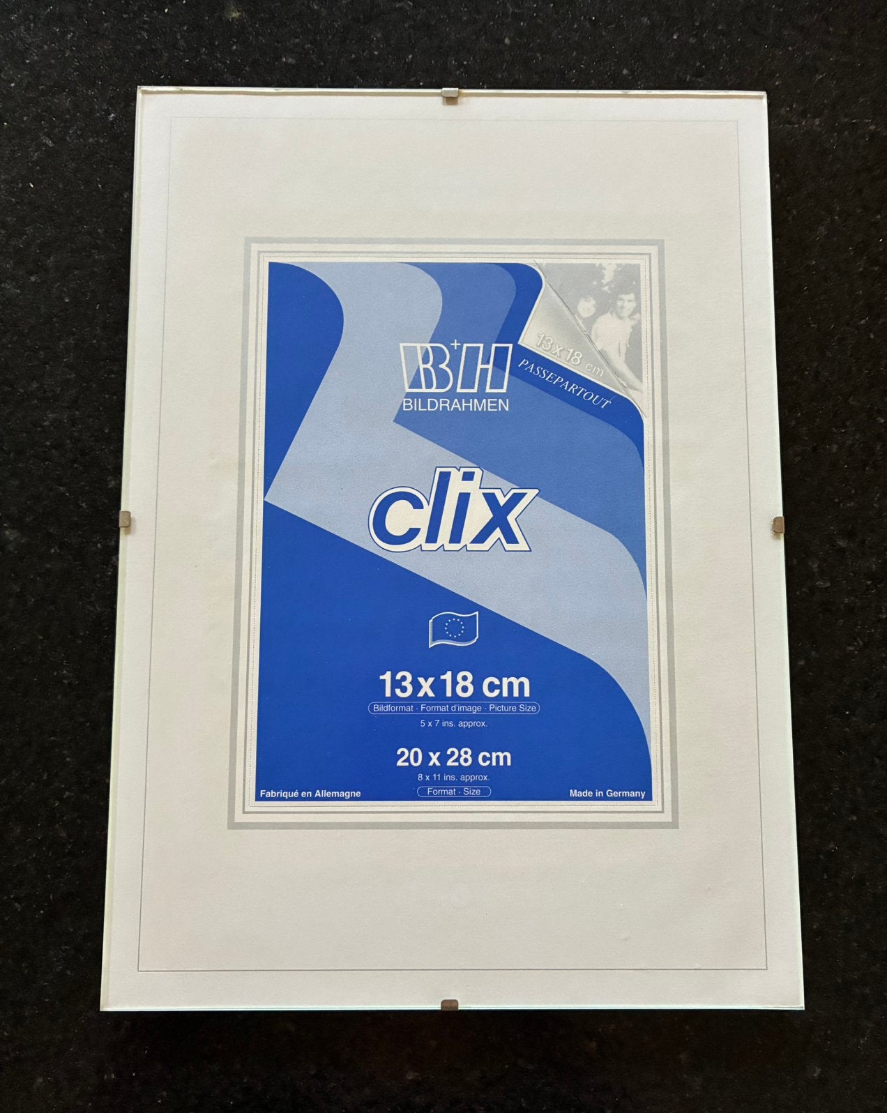 Fotolijst Clix 13x18 of 20x28, Huis en Inrichting, Ophalen of Verzenden, Zo goed als nieuw, Glas, Clicklijst