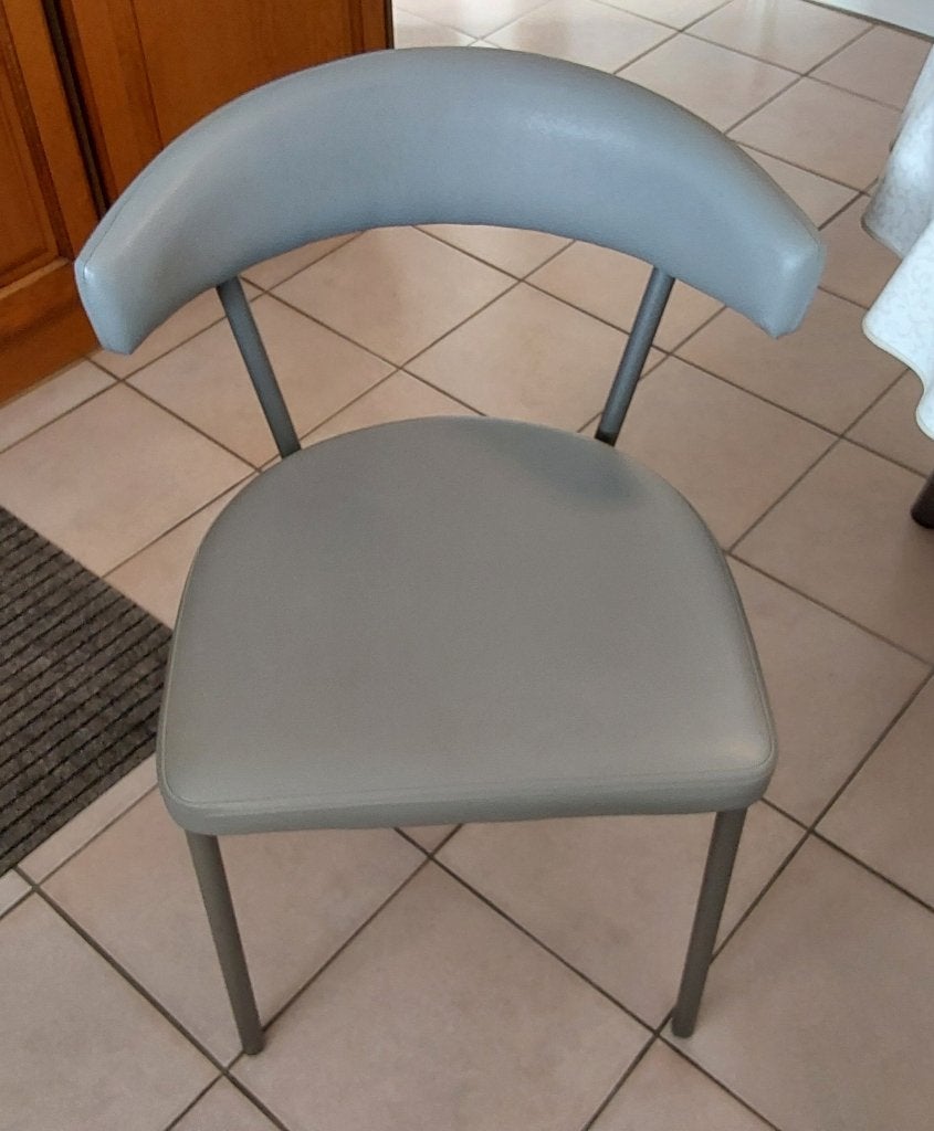 4 stoelen, Maison & Meubles, Chaises, Gris, Enlèvement, Utilisé, Modern