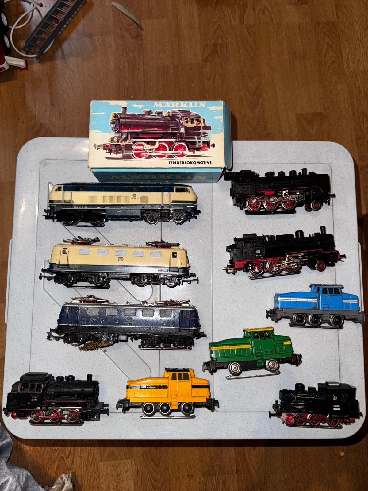 Lot train miniature märklin, Enlèvement, Utilisé, Locomotive, Märklin