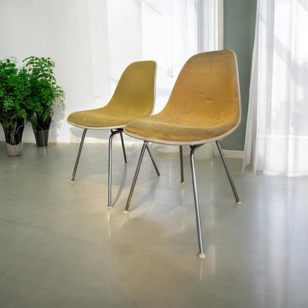 Set van 2 vintage stoelen Eames Herman Miller :opmaakproject, Ophalen
