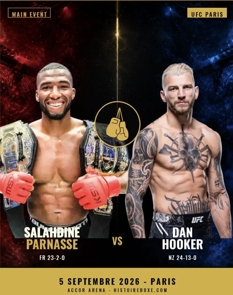 Places UFC - Accor Arena - 05/09/2026, Tickets & Billets