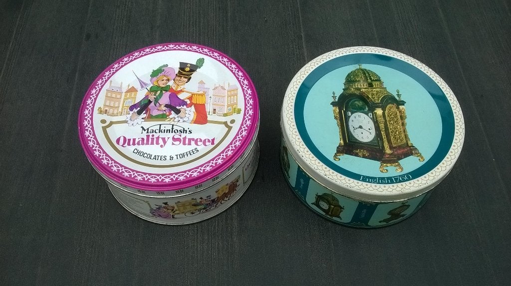 Twee Blikken dozen Quality Street, Ophalen of Verzenden, Gebruikt, Overige, Overige merken