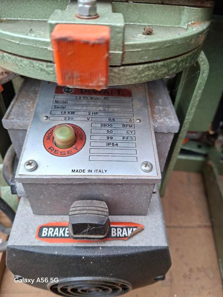 Radiaal zaagmachine, Bricolage & Construction, Outillage | Ponceuses, Enlèvement