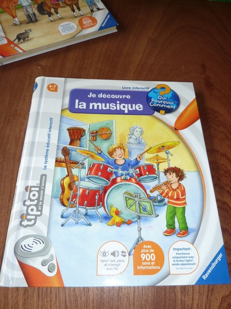 Tiptoi Livre interactif "Je découvre la musique" 4 - 7 ans, Enlèvement, Comme neuf, Découverte, Sonore