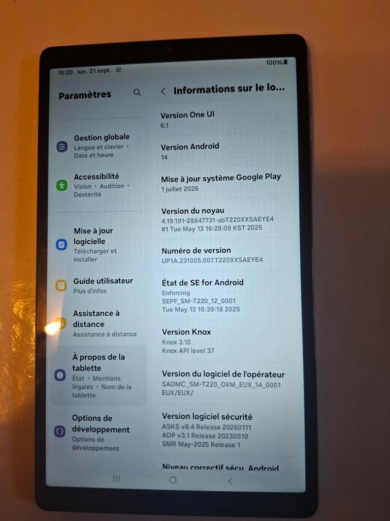 Samsung Galaxy Tab7 Lite, 32 GB, Enlèvement ou Envoi, Mémoire extensible, Utilisé