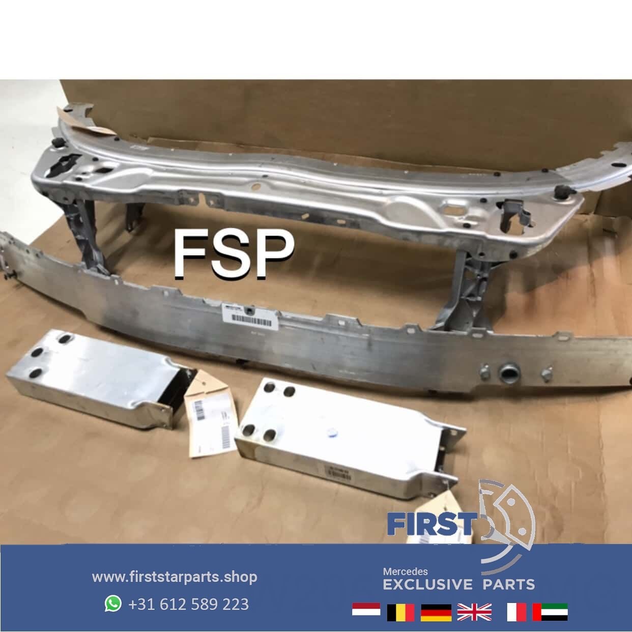 W205 C63 AMG VOORFRONT Mercedes C Klasse 63 FRONT ALUMINIUM, Utilisé, -, Avant, -