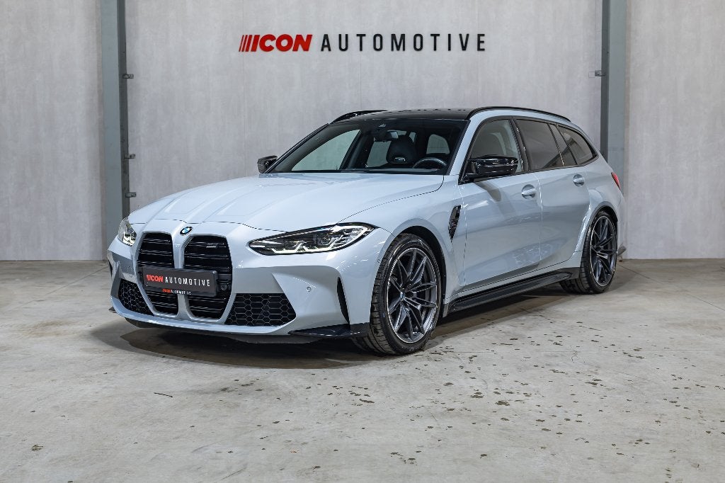 BMW G81 M3 TOURING - 100% BTW | LICHTE VRACHT | 510PK COMP, Autos, BMW, Cuir, Argent ou Gris, Achat, 375 kW