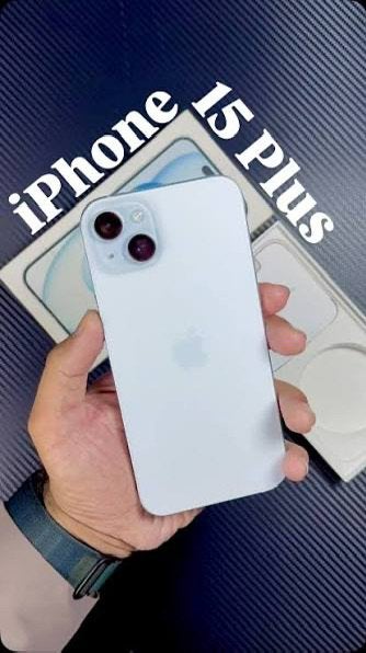 Iphone 15 plus 128gb blauw/wit, Ophalen, Zo goed als nieuw
