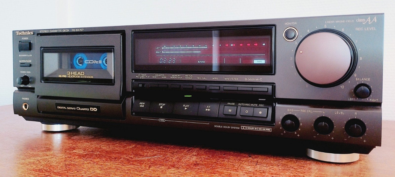 Technics RS-BX 707 cassettedeck., Enlèvement