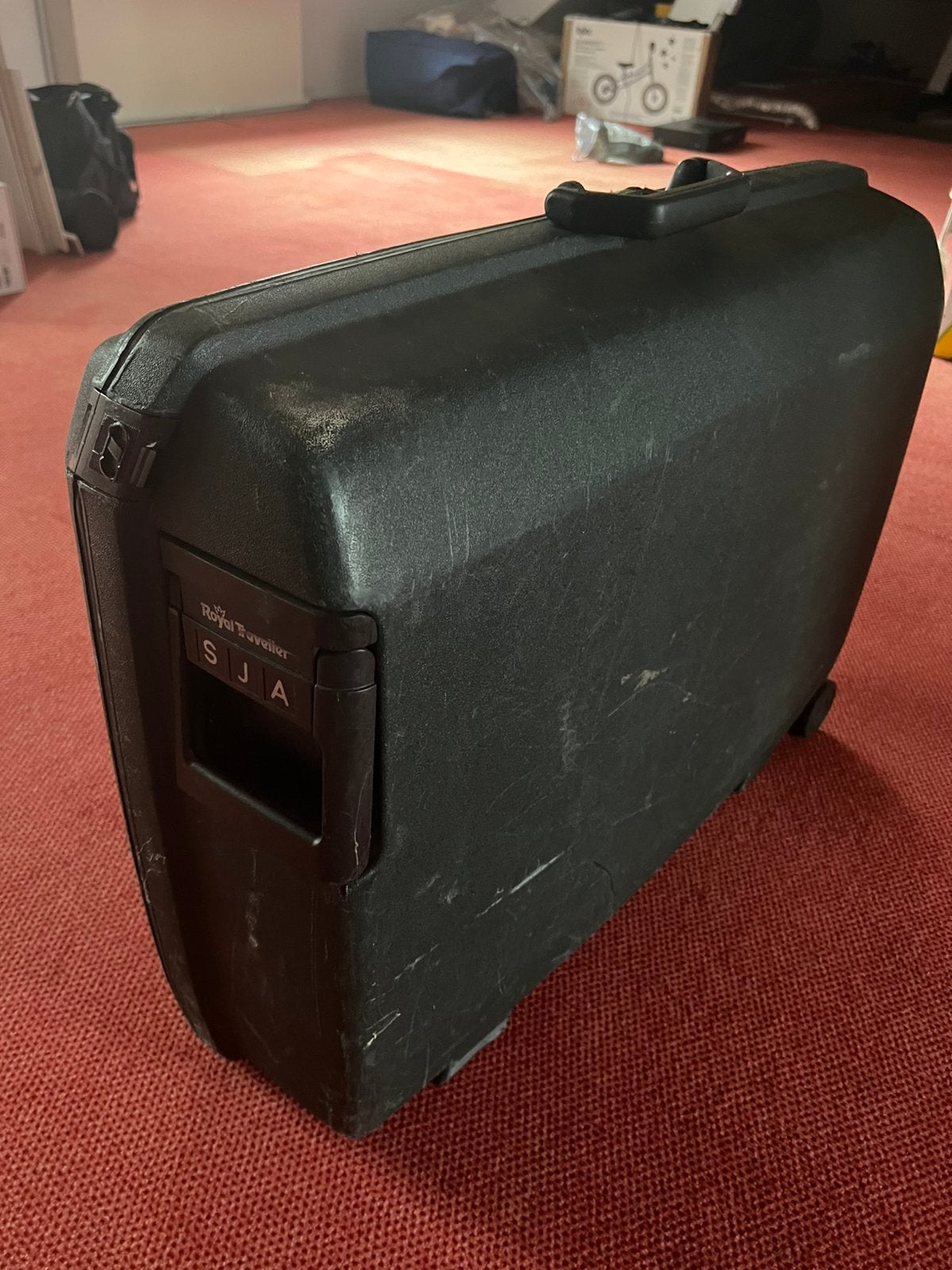 Grote stevige valies Samsonite, Handtassen en Accessoires, Koffers, Ophalen, Gebruikt, Hard kunststof, Slot
